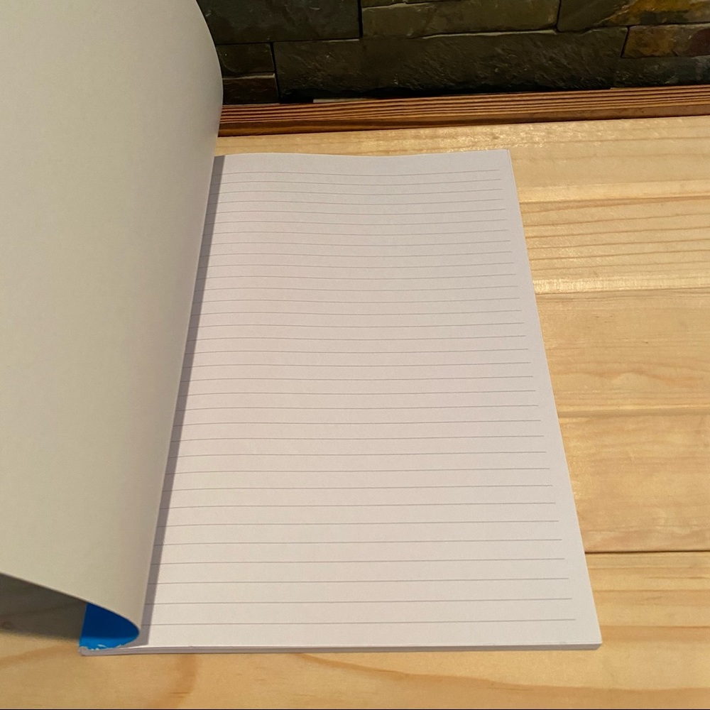 🔶 {4/$12} YOOBI • Bright Blue Notebook - Ruled Line - Picture 8 of 10